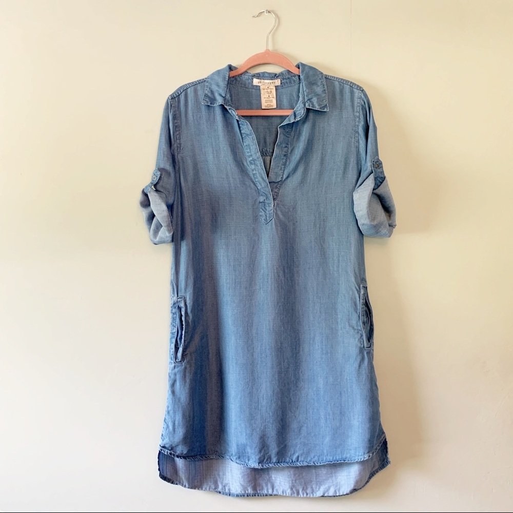Philosophy Chambray Tunic Dress DD5